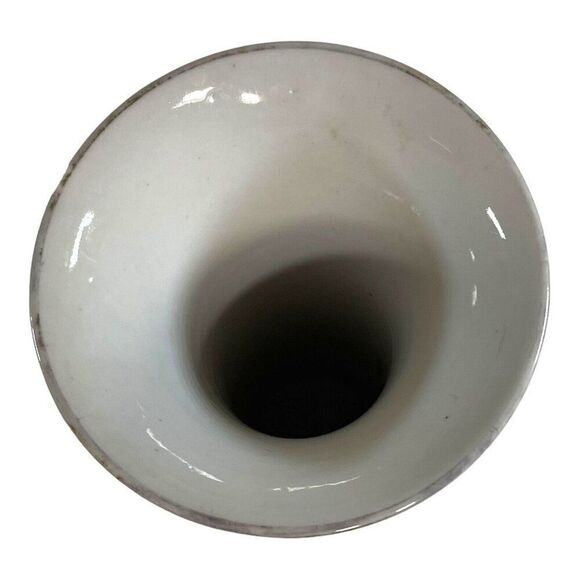 Antique Meissen Vase Strewn Flower Floral Gold Trim Trumpet Vase 9.25” READ - Picture 3 of 10